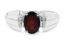 Pretty In Red 1.60ct Garnet Ring