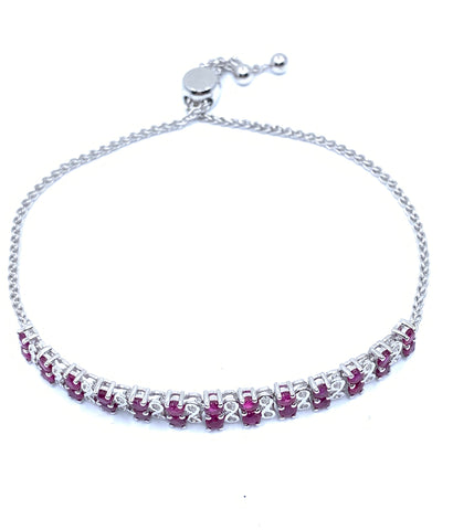 Glamorous 2.7ctw Ruby Bracelet