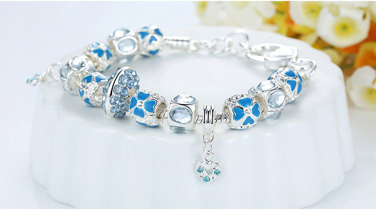 Winter Collection Silver Charm Bracelet