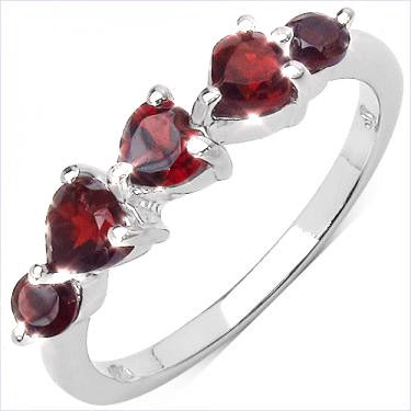 Marvelous Raspberry 1.25ctw Garnet Ring