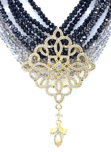 Evening Austrian Crystal Necklace